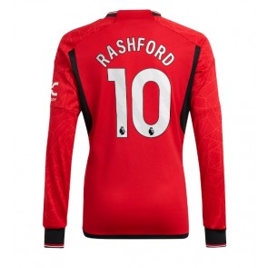 Maillot de foot Manchester United Marcus Rashford #10 Domicile 2023-24 Manche Longue